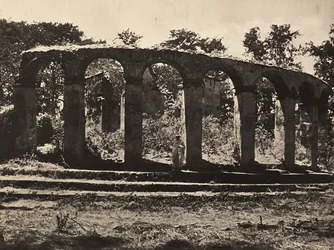 „Ein Imperium aufbauen“ im faschistischen Zeitalter: der Tempel von König Fasiladas in Gondar, Äthiopien, 09/05/1936