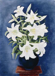 Vase mit Lilien
