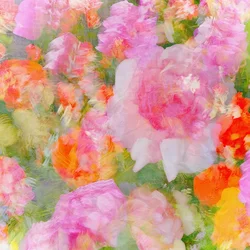 Träumerisches Blumenabstrakt