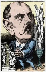 Porträt von Xavier de Montépin (Xavier Henri Aymon Perrin, Graf von Montépin) (1823-1902), französischer Schriftsteller