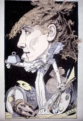 Karikatur von Henriette Rosine Bernard alias Sarah Bernhardt
