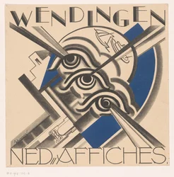 Umschlagentwurf für: Wendingen, 1931