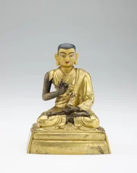 Unbekannter Lehrer, aus einem Teilset von Lamas und Lehrern, Mitte des 19. Jahrhunderts