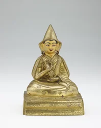 Unbekannter Lehrer, aus einem Teilset von Lamas und Lehrern, Mitte 19. Jahrhundert