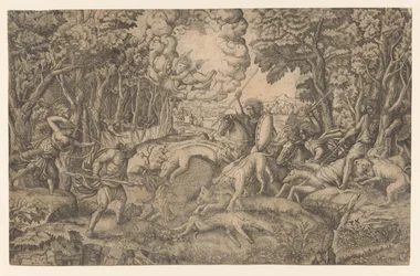 Jagd auf den kalydonischen Eber