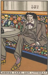 Wiener Café: Der Litterat, 1911