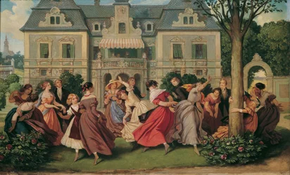 Partyspiel, nach 1860