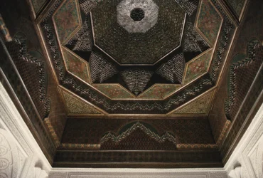 Kasbah von Thamiel Glaoui, Decken-Detail (Keramik)