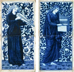 Ein Satz von vier William Morris Co, ca. 1900
