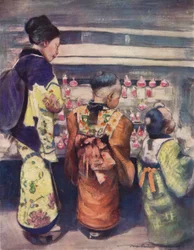 Zuckerwasserstand, ca. 1887, 1901