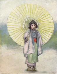 Das Kind und der Regenschirm, ca. 1887