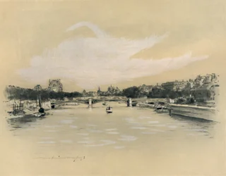 Die Seine in Paris, 1903