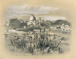 Der Taj in Agra, 1903