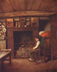 Eine Bauernküche