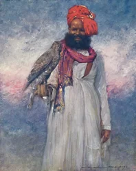 Ein Falkner von Rajgarh