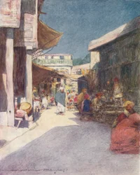 Eine enge Straße, 1905