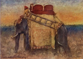 Ein Elefant Zentralindiens