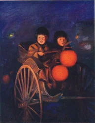 Bei den Laternen, ca. 1887