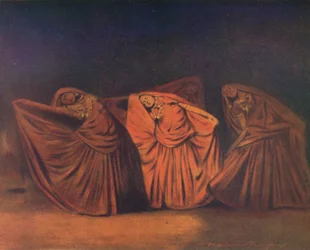 Nautch-Mädchen in Delhi, 1905