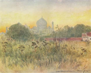 Das Taj Mahal, Agra, 1905