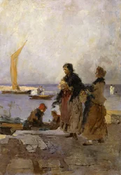 Am Kai von Chioggia; Sul molo di Chioggia