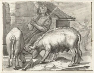 Bauernhof mit Geflügel