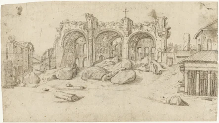 Ruinen der Basilika von Maxentius und Konstantin, Rom