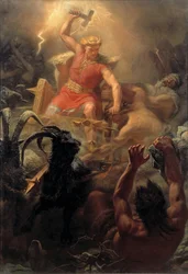 Thors Kampf mit den Riesen