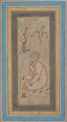 Mann mit Gebetsperlen