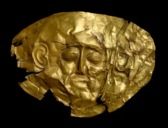 Mykenische Kunst: Goldene Totenmaske