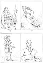 Delawares und Mohikaner, 1841