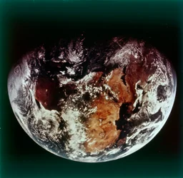 Erde aus dem Weltraum - Afrika, ca. 1980er Jahre