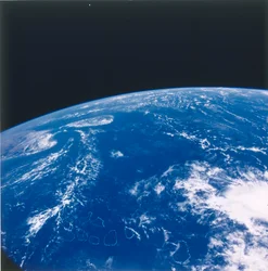 Erde aus dem Weltraum - der Indische Ozean, um 1980er Jahre