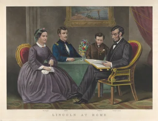Lincoln zu Hause, 1867