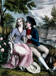 Der schottische Dichter Robert Burns verführt seine Highland Mary Campbell