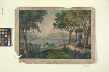 Blick auf den Hudson River, vom Ruggle