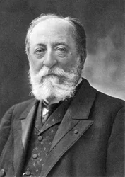 Camille Saint-Saëns (1835-1921) französischer Komponist, nach einem Foto von Nadar, Pseudonym von Gaspard-Felix Tournachon (1820-1910)