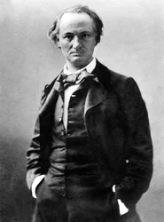 Charles Baudelaire (1821-1867) französischer Dichter, Foto von Gaspard Felix Tournachon alias Felix Nadar (1820-1910) ca. 1858