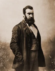 Porträt von Jean-Francois Millet, Maler, Graveur 1814-1875 (Foto)