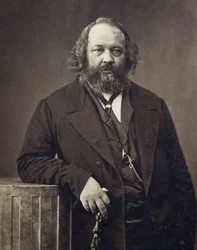 Porträt von Mikhail Alexandrovich Bakunin