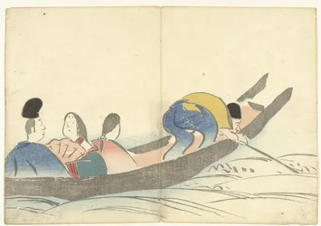 Personen in einem Boot