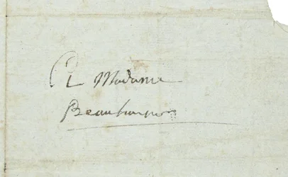 Brief an Josephine de Beauharnais
