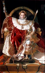 „Napoleon auf seinem Kaiserthron“, 1804