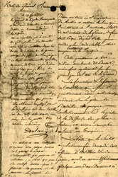 Notiz von General Bonaparte, 13. September 1795, 1921