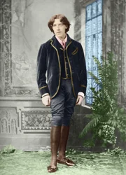 Oscar Wilde um 1882 (Foto)