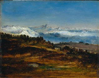 Die Pyrenäen, der Gipfel des Midi de Bigorre, 1871-1872