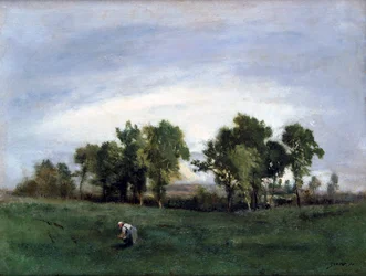 Frau auf einem Feld, ca. 1828-1876