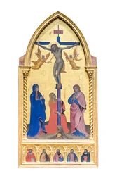 Kreuzigung und Heilige