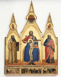 Die Heilige Dreifaltigkeit mit St. Romuald und St. Andreas