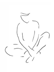 Sitzende Kontemplation